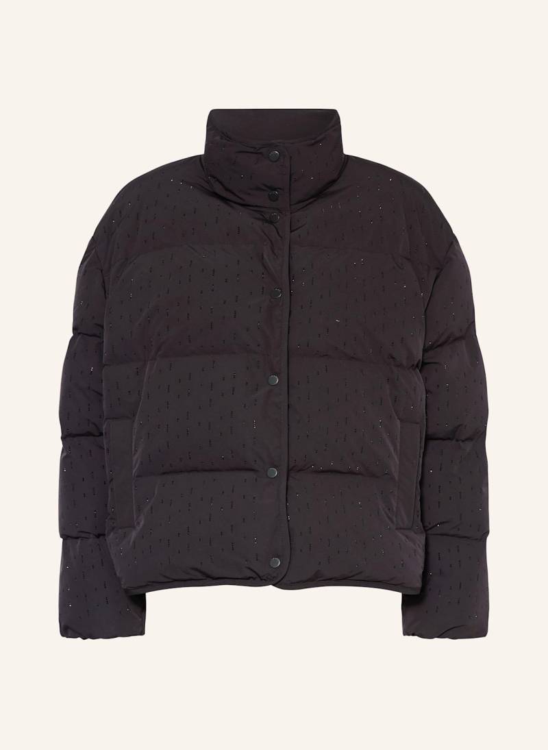 Riani Steppjacke Mit Schmucksteinen schwarz von RIANI