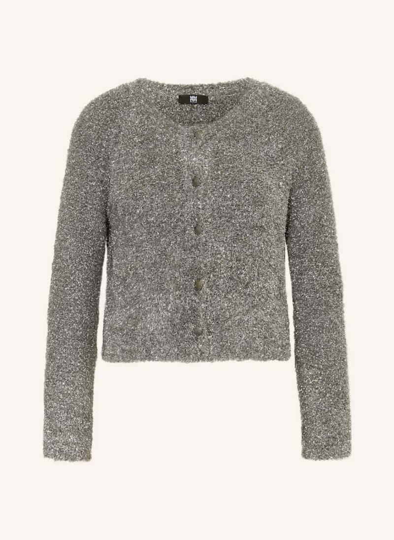 Riani Strickjacke Mit Glitzergarn grau von RIANI