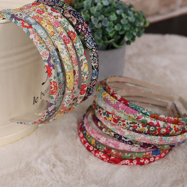 Stirnband, Liberty Stoff Harte Haar Accessoies, Bedeckt Stirnband Für Mädchen Frauen, Stirnbänder von RIBBONNKIDS