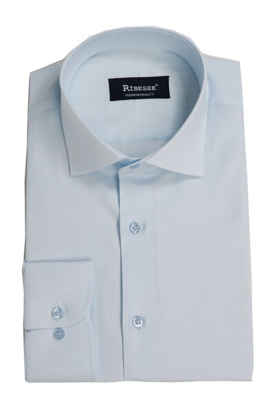 RIBESSE Herren Hemd aus Bio-Baumwolle slim fit Business Hemd von RIBESSE