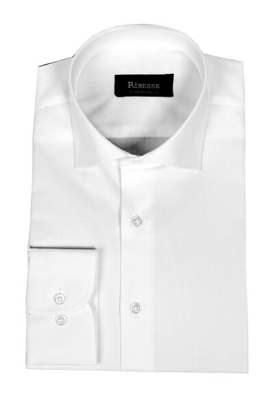 RIBESSE Herren Hemd aus Bio-Baumwolle slim fit Business Hemd von RIBESSE