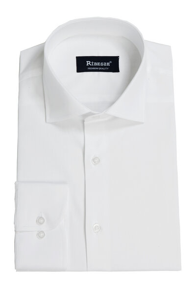 RIBESSE Herren Hemd aus Bio-Baumwolle slim fit Business Hemd von RIBESSE
