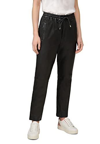 RICANO Emilia Damen Lederhose: Modische Joggpant aus Lamm-Nappa Leder von RICANO