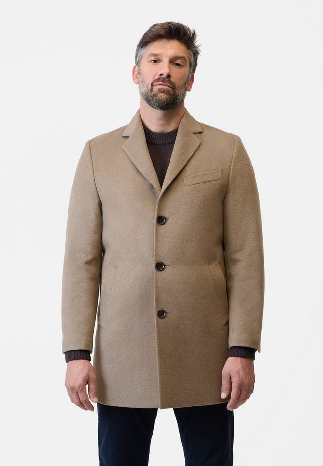 RICANO Kurzmantel Allessandro eleganter Kurzmantel mit Reverskragen und Knopfleiste von RICANO