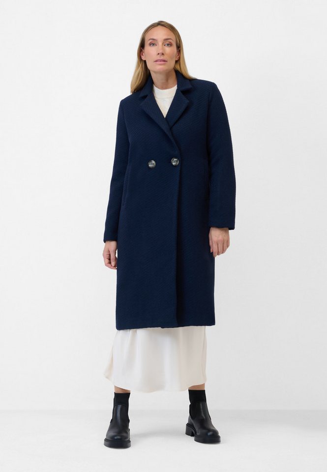 RICANO Langmantel Adelina klassischer Damen Mantel mit Reverskragen von RICANO