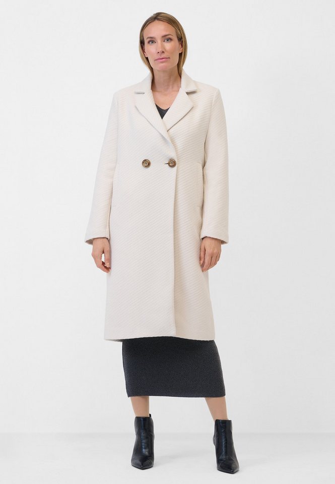 RICANO Langmantel Adelina klassischer Damen Mantel mit Reverskragen von RICANO