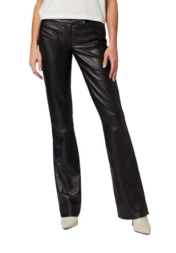 RICANO Low Cut 2 - Damen Lederhose (Boot Cut - Low Waist) - echtes (Premium) Lamm Leder (XS) von RICANO