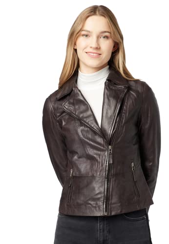 RICANO Sally - Damen Lederjacke (Slim Fit) - echtes (Premium) Lamm Leder von RICANO