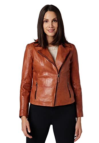 RICANO Sally - Damen Lederjacke (Slim Fit) - echtes (Premium) Lamm Leder von RICANO