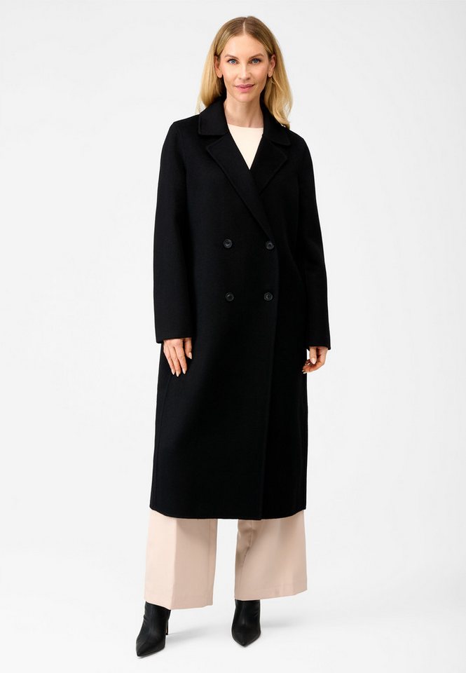RICANO Wollmantel Clara Damen Wollmantel mit Reverskragen von RICANO