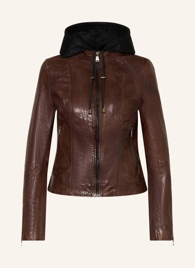 Ricano Lederjacke Dalia braun von RICANO