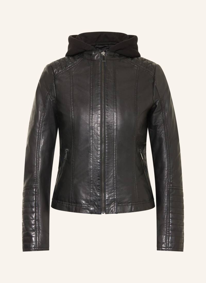 Ricano Lederjacke Raina Mit Herausnehmbarer Blende schwarz von RICANO
