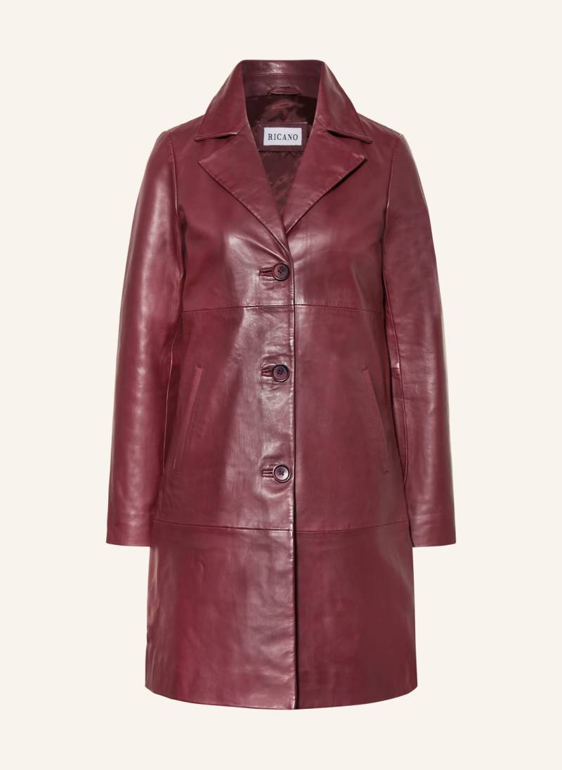 Ricano Ledermantel Mariza rot von RICANO