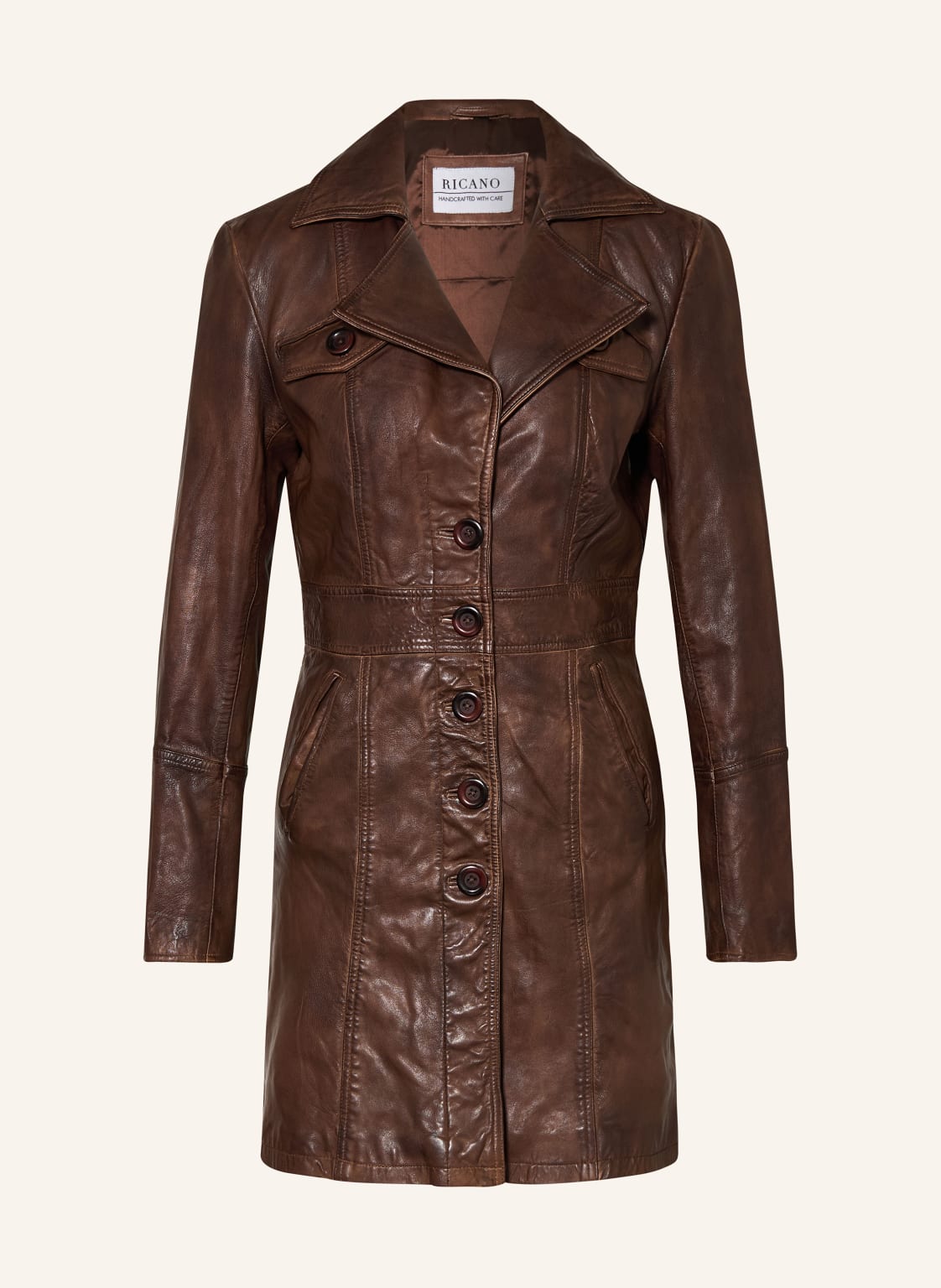 Ricano Ledermantel braun von RICANO