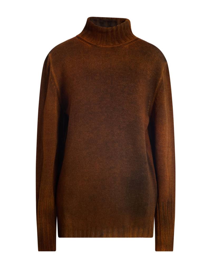 RICCARDO FORCONI Rollkragenpullover Damen Braun von RICCARDO FORCONI