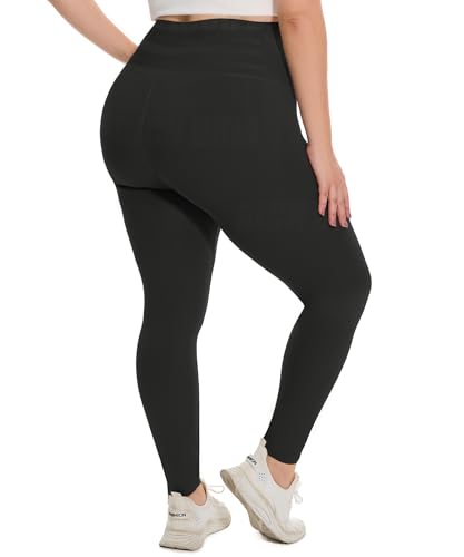 RICH BRIA Nahtlose Leggings zum Anheben des Pos für Damen, hohe Taille, Kompressionsleggings für Workout, Yoga, mit Bauchkontrolle, U-schwarz, M RICH BRIA Nahtlose Leggings zum Anheben des Pos für Damen, hohe Taille, Kompressionsleggings für Workout, Yoga, mit Bauchkontrolle, U-schwarz, M von RICH BRIA