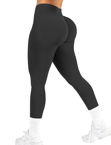 RICH BRIA Scrunch Butt Lifting Leggings für Damen, Workout-Leggings, Fitnessstudio, nahtlos, mittelhohe Taille, Yogahose, Bauchkontrolle, Impact Black, X-Groß RICH BRIA Scrunch Butt Lifting Leggings für Damen, Workout-Leggings, Fitnessstudio, nahtlos, mittelhohe Taille, Yogahose, Bauchkontrolle, Impact Black, X-Groß von RICH BRIA
