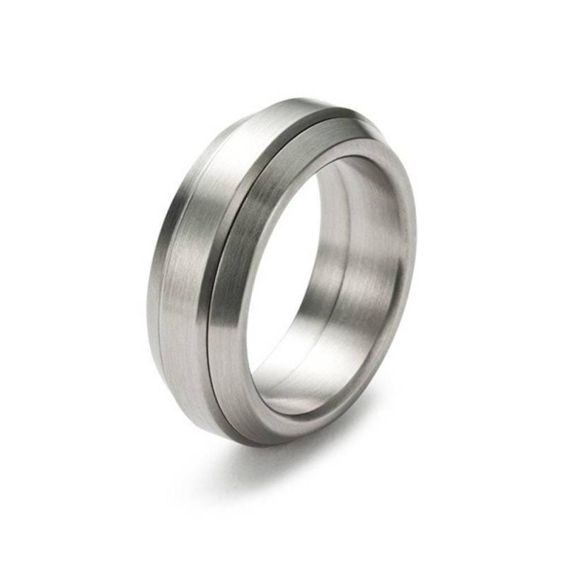 Einzelstück | Pure Drehring Spielring Edelstahl 8 Mm Monomania von RICHINFUSIONS
