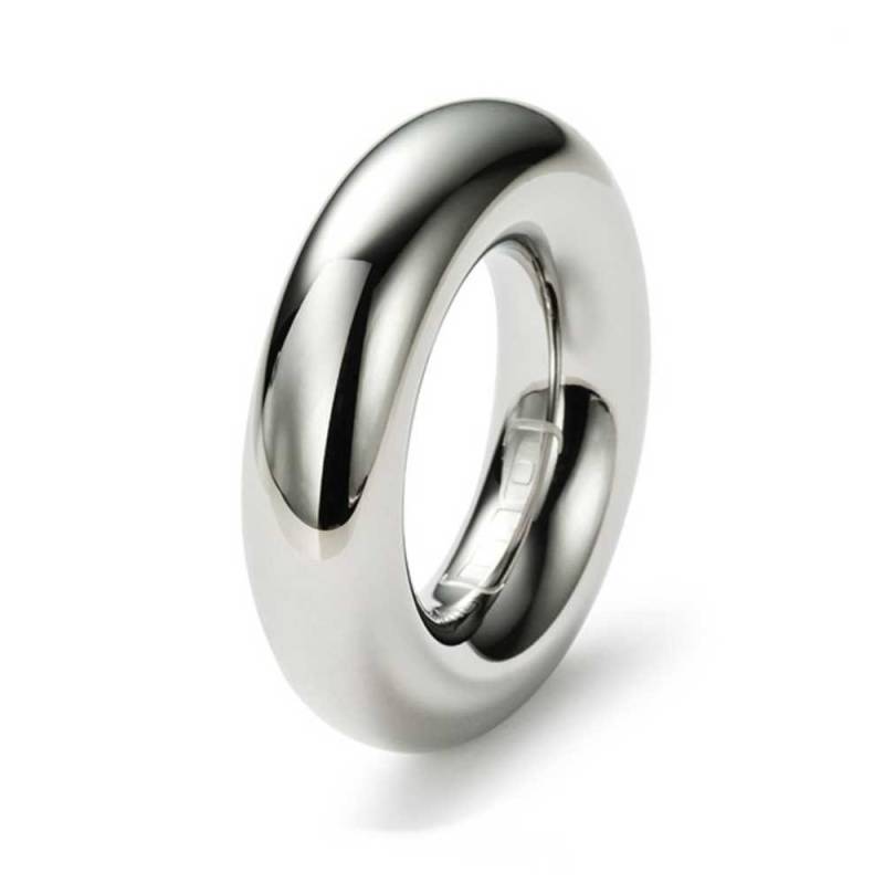 Reifring | Eyecatcher Statement Massiv 8 Mm Breit Edelstahl Poliert Monomania von RICHINFUSIONS