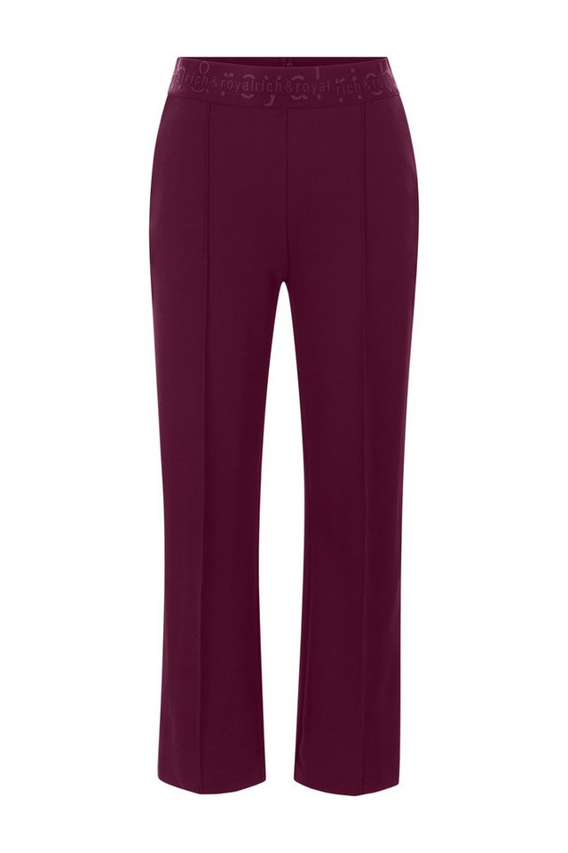 RICHROYAL 5-Pocket-Jeans Wide Pants With Elastic Tape ruby glow von RICHROYAL