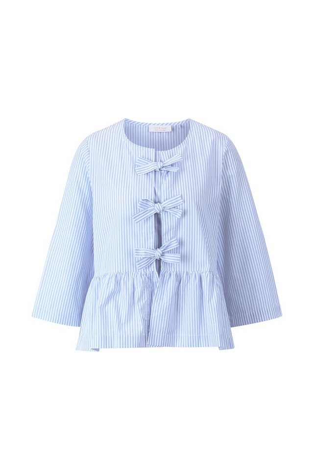 RICHROYAL Blusentop Striped blouse with bow von RICHROYAL