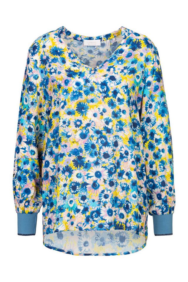RICHROYAL Langarmbluse D-Bluse mit lebendigem Muster von RICHROYAL