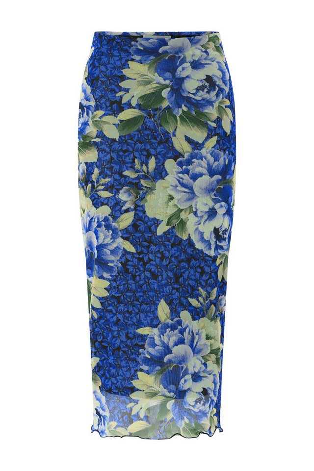 RICHROYAL Midirock Printed Mesh Skirt von RICHROYAL