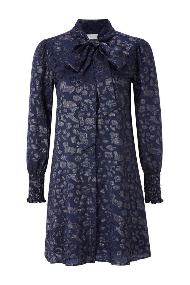 RICHROYAL Sommerkleid Damen Minikleid mit Schleifenkrage (1-tlg) von RICHROYAL