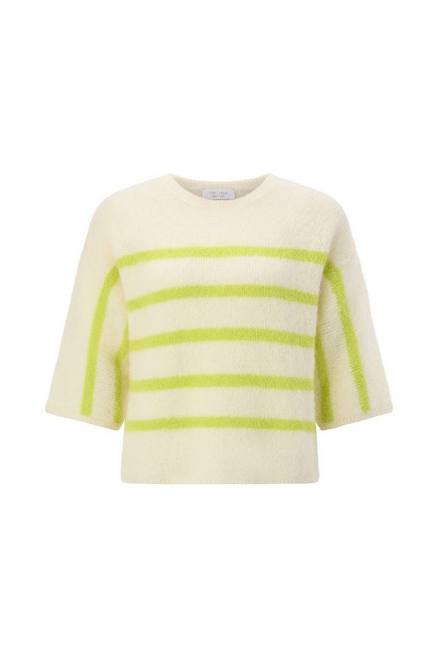RICHROYAL Strickpullover Crew NK Stripes Cropped von RICHROYAL