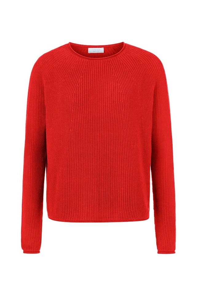 RICHROYAL Strickpullover Seamless Crew Neck Half Cardigan von RICHROYAL