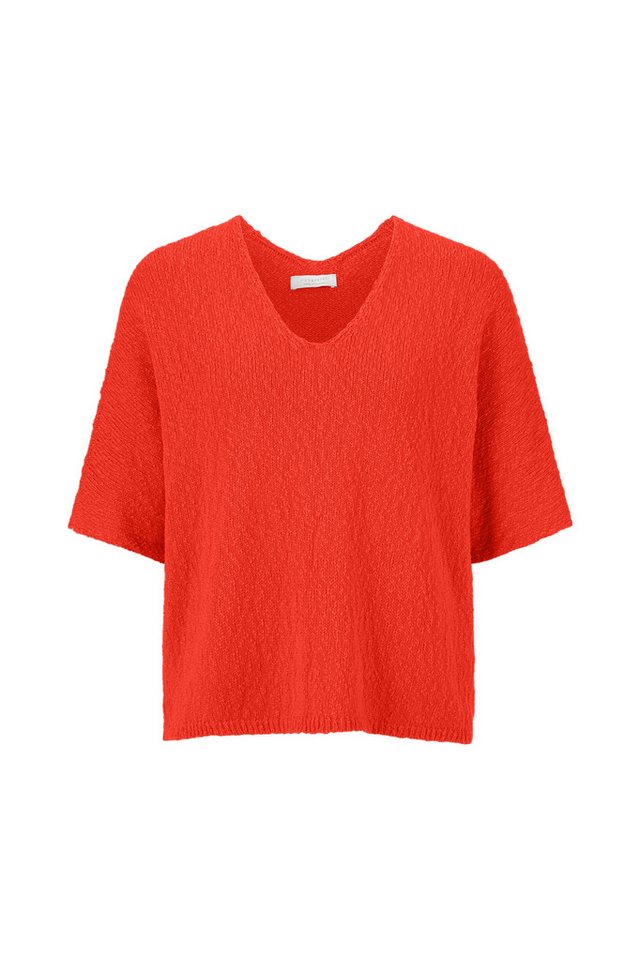 RICHROYAL Strickpullover V-neck slub tape von RICHROYAL