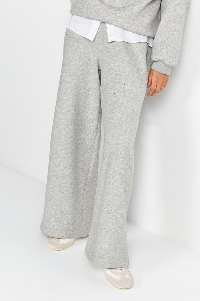 RICHROYAL Sweathose mit Strasssteinen, wide leg, elastischer Bund von RICHROYAL