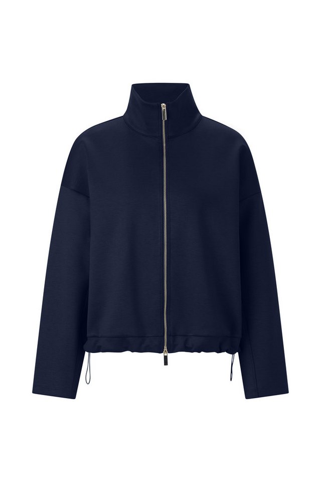 RICHROYAL Sweatjacke Tunnelzug-Saum, Stehkragen, regular fit von RICHROYAL