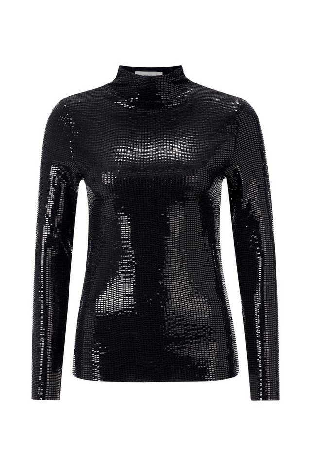RICHROYAL T-Shirt Metallic roll neck von RICHROYAL