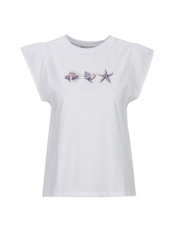 RICHROYAL T-Shirt Ruffles and Sea Print von RICHROYAL