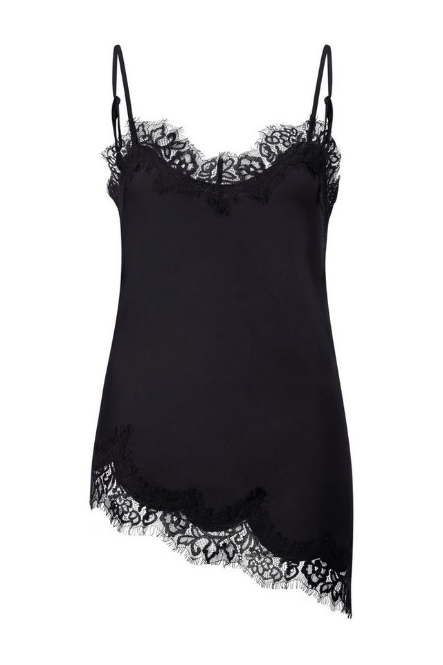 RICHROYAL Tanktop Satin top with lace von RICHROYAL