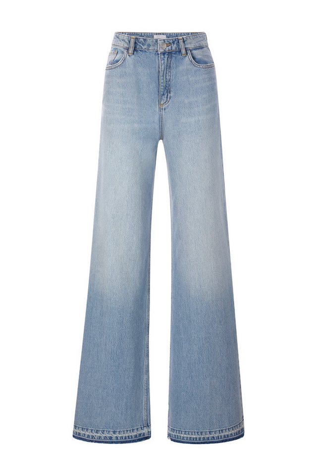 RICHROYAL Weite Jeans High Waist, leichter Used-Look von RICHROYAL