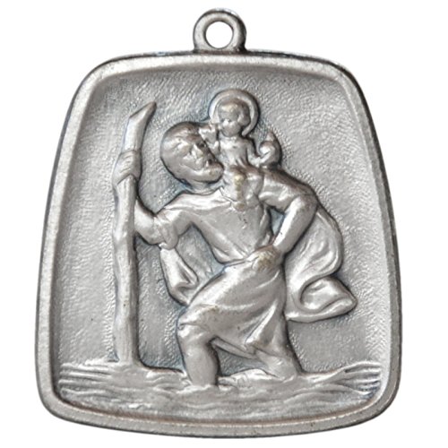 Richter Heiliger St. Christophorus Anhänger 28 x 26 mm Glücksbringer Talisman von RICHTER