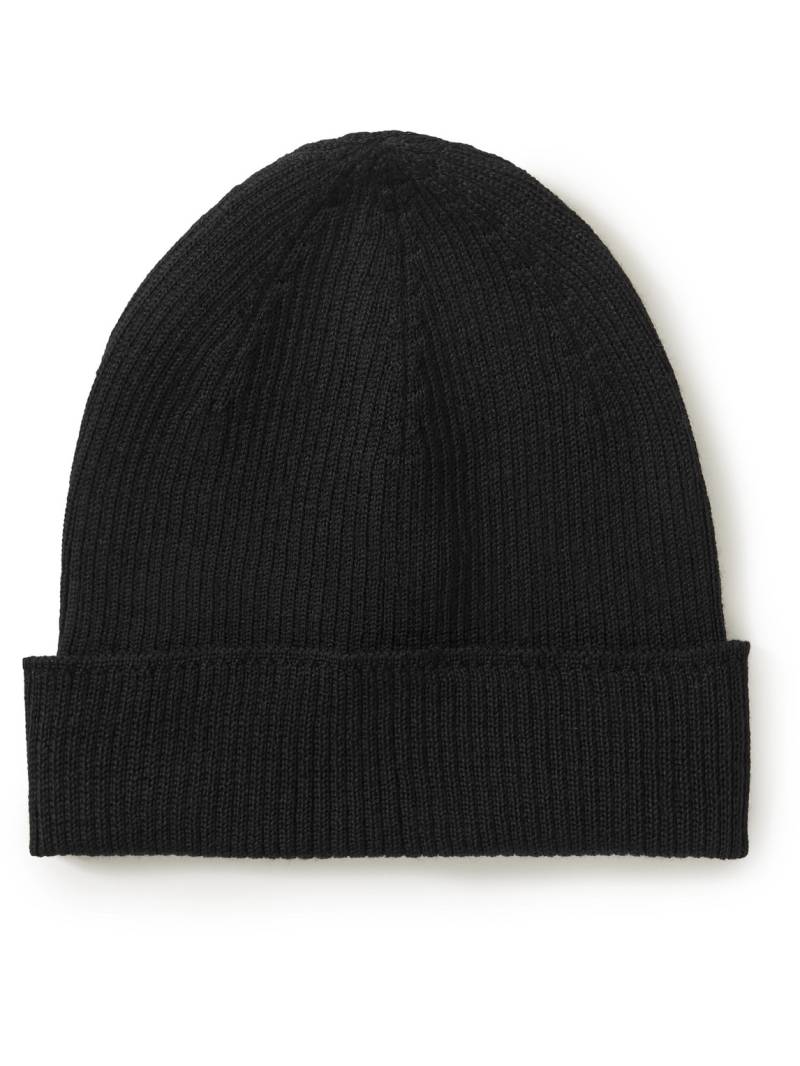 RICK OWENS KIDS - Ribbed Wool Beanie - Men - Black - 12 von RICK OWENS KIDS