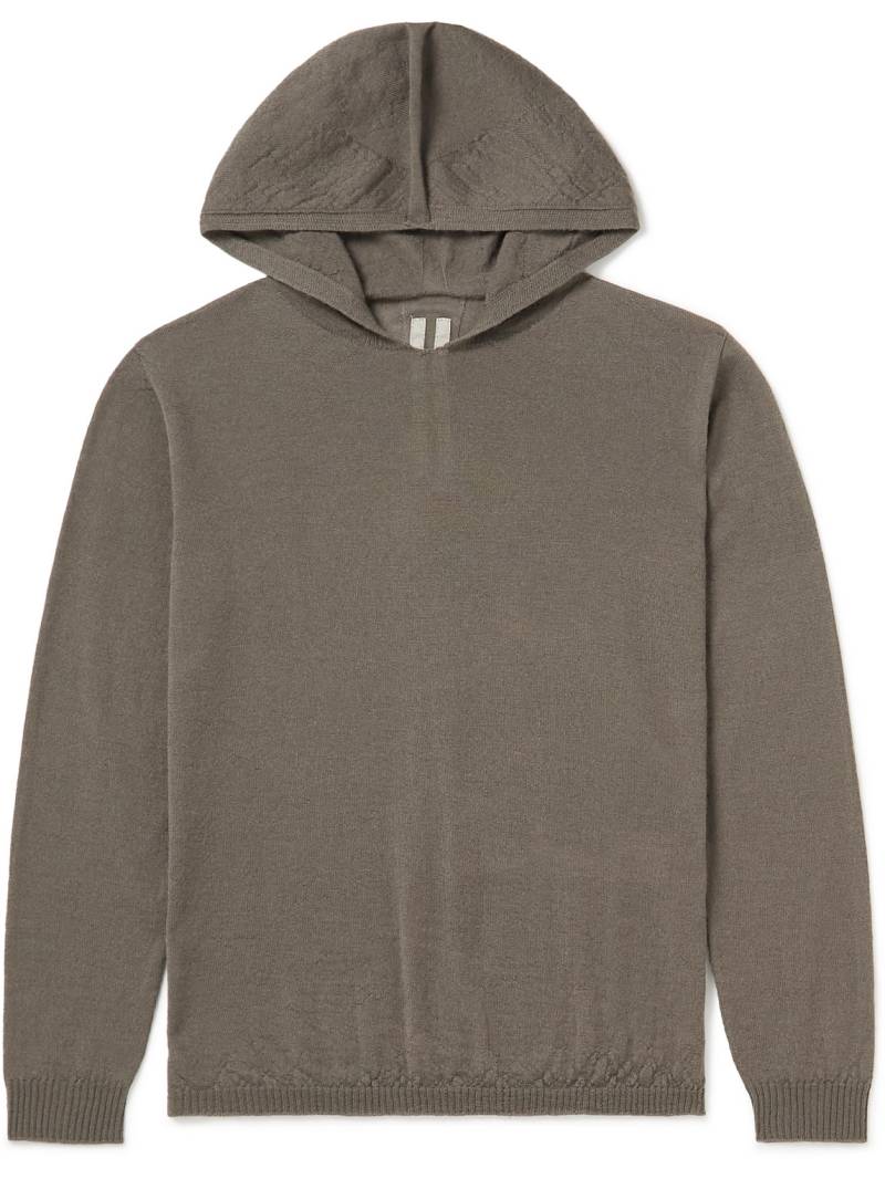 RICK OWENS KIDS - Wool Hoodie - Men - Gray - 8 von RICK OWENS KIDS