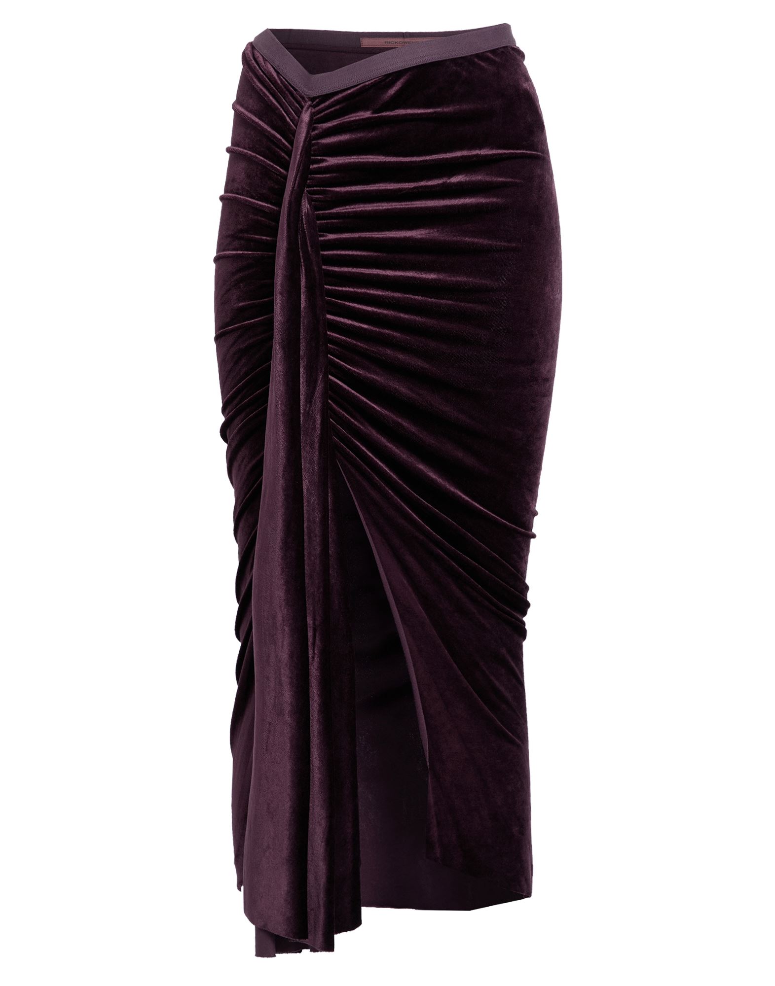 RICK OWENS LILIES Midi-rock Damen Dunkelviolett von RICK OWENS LILIES
