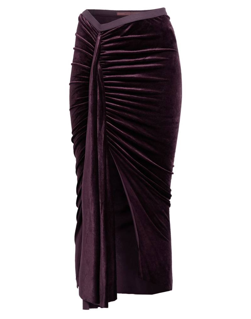 RICK OWENS LILIES Midi-rock Damen Dunkelviolett RICK OWENS LILIES Midi-rock Damen Dunkelviolett von RICK OWENS LILIES