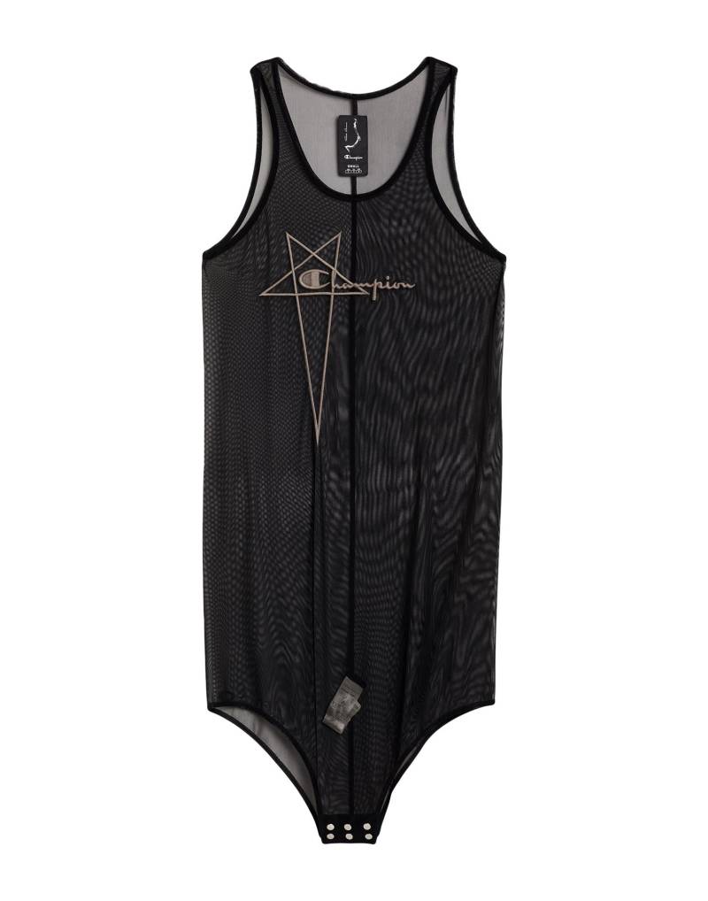 RICK OWENS x CHAMPION Mini-kleid Damen Schwarz von RICK OWENS x CHAMPION