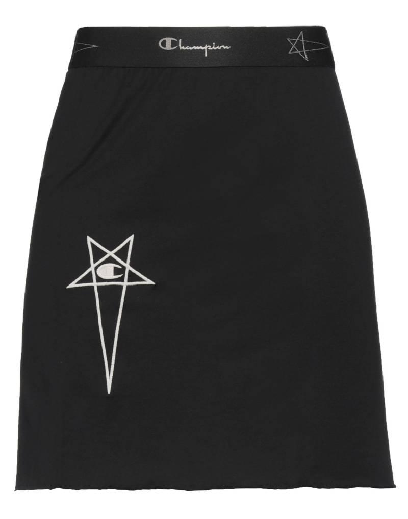 RICK OWENS x CHAMPION Minirock Damen Schwarz von RICK OWENS x CHAMPION