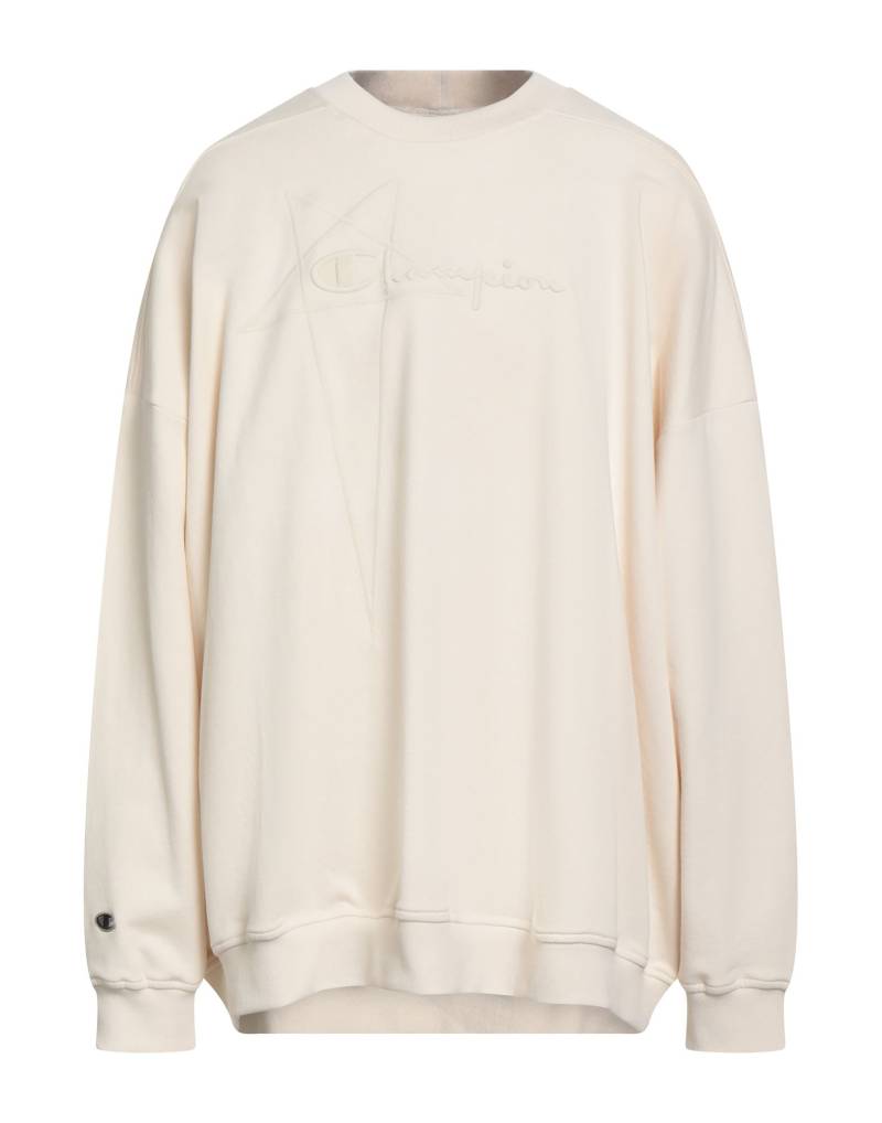 RICK OWENS x CHAMPION Sweatshirt Herren Elfenbein von RICK OWENS x CHAMPION