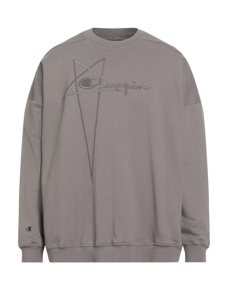 RICK OWENS x CHAMPION Sweatshirt Herren Maulwurfsgrau von RICK OWENS x CHAMPION