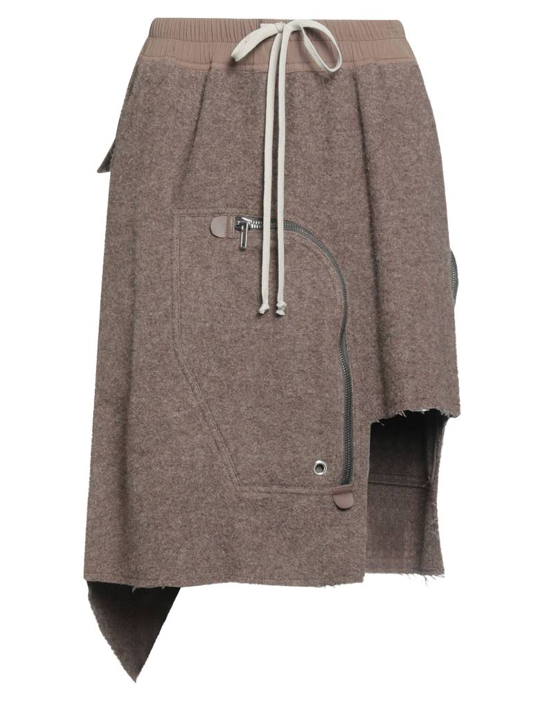 RICK OWENS Midi-rock Damen Hellbraun von RICK OWENS