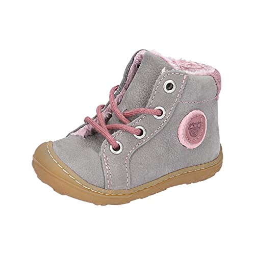 RICOSTA Mädchen Boots Georgie von Pepino, Weite: Mittel (WMS),lose Einlage,terracare,gefüttert,Kids,junior,Graphit/Blush (452),25 EU / 8 Child UK von RICOSTA