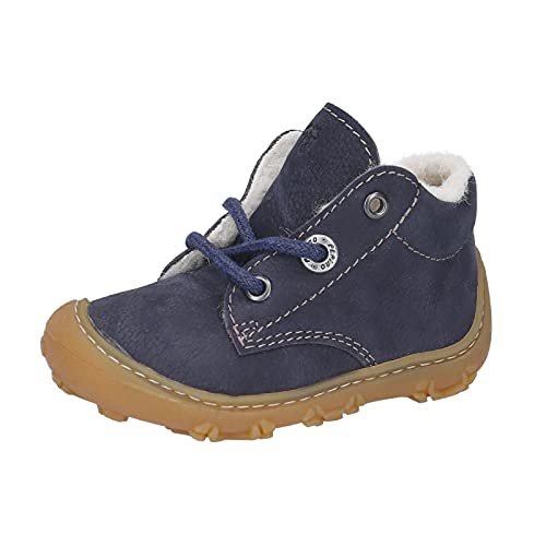 RICOSTA Jungen Boots Colin von Pepino, Weite: Weit (WMS),terracare,Barfuß-Schuh,Lauflernschuhe,schnürschuhe,schnürer,See (184),26 EU / 8.5 Child UK von RICOSTA