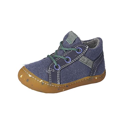 RICOSTA Baby Jungen Lauflernschuhe CEN,Kinder Boots,lose Einlage,RICOSTAcare,schnürstiefelchen,Booties,flexibel,leicht,Nautic (170),23 EU von RICOSTA